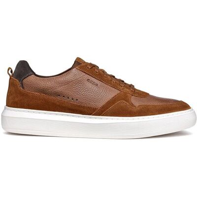 Geox U Deiven Leren Suède Heren Sneakers - Sneakers Geox U Deiven Leren Suède Heren Sneakers - Sneakers