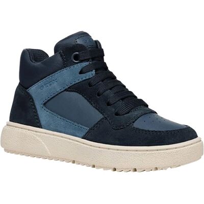 Geox Theleven Kids' Blauwe Sneakers - Casual Stijl Geox Theleven Kids' Blauwe Sneakers - Casual Stijl