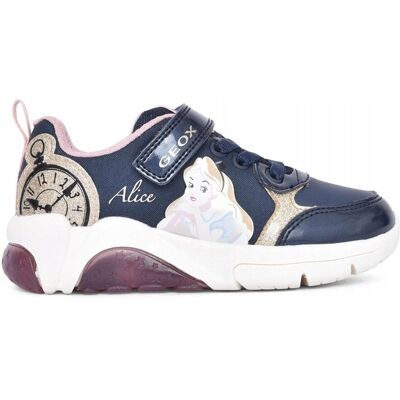 Geox - Fadinlight Junior - Granatowy - Platynowy - Buty Geox - Fadinlight Junior - Granatowy - Platynowy - Buty