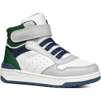 GEOX Washiba Junior - Ljusgrå/Dunkgrön Skor GEOX Washiba Junior - Ljusgrå/Dunkgrön Skor