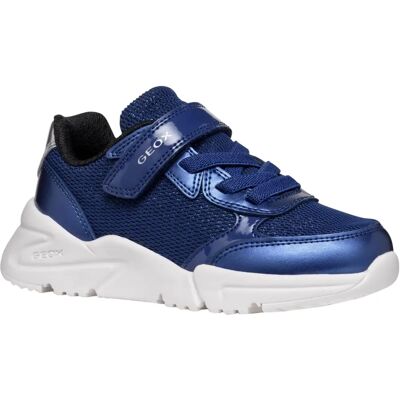 Geox Loftus C Blue Children's Casual Trainers Geox Loftus C Blue Children's Casual Trainers
