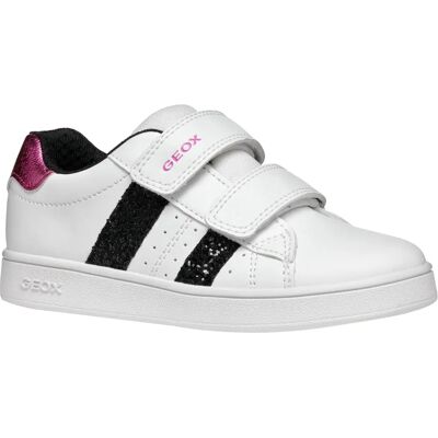 Geox J ECLYPER GIRL Wit Sneakers - Schoenen Geox J ECLYPER GIRL Wit Sneakers - Schoenen