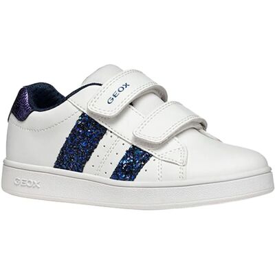 GEOX Eclyper Dziewczynka Biało/niebieskie - Buty GEOX Eclyper Dziewczynka Biało/niebieskie - Buty