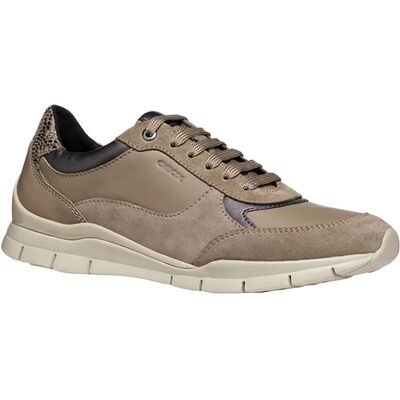GEOX Sukie Dames Sneakers Beige - Ademend Schoeisel GEOX Sukie Dames Sneakers Beige - Ademend Schoeisel