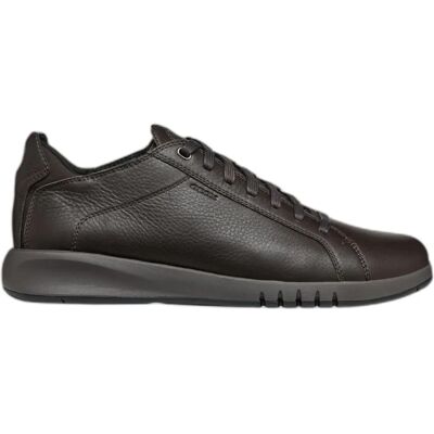 GEOX Aerantis Chaussures Homme Brun Foncé - Baskets - Publicité GEOX Aerantis Chaussures Homme Brun Foncé - Baskets - Publicité