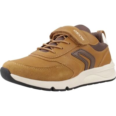 GEOX Rooner Niño Zapatillas - Amarillo Oscuro / Marrón - Talla: 28 - Zapatos deportivos para niños GEOX Rooner Niño Zapatillas - Amarillo Oscuro / Marrón - Talla: 28 - Zapatos deportivos para niños
