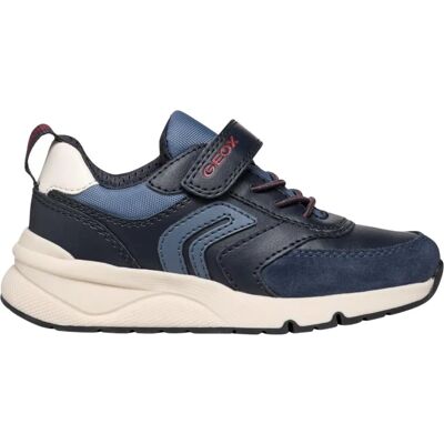 GEOX Rooner Niño Azul Marino/Rojo Oscuro - Sneakers GEOX Rooner Niño Azul Marino/Rojo Oscuro - Sneakers