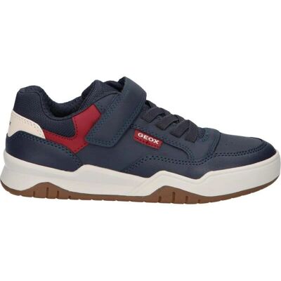 GEOX Dziecięce Buty Perth Sneakers Granatowo/Ciemnoczerwone - Buty GEOX Dziecięce Buty Perth Sneakers Granatowo/Ciemnoczerwone - Buty