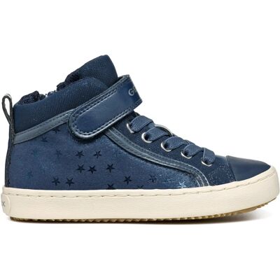 GEOX J KALISPERA GIRL I Navy High Top Sneaker - Sneaker GEOX J KALISPERA GIRL I Navy High Top Sneaker - Sneaker