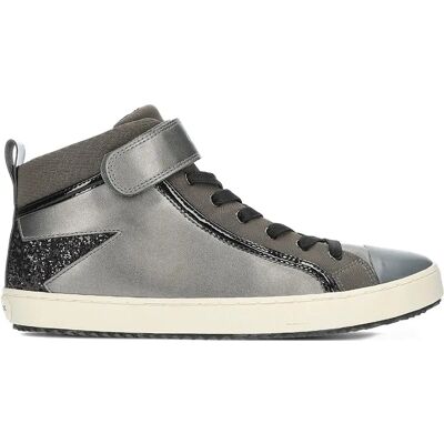 Geox Meisjes Kalispera Grijze Sneakers - Sneakers Geox Meisjes Kalispera Grijze Sneakers - Sneakers