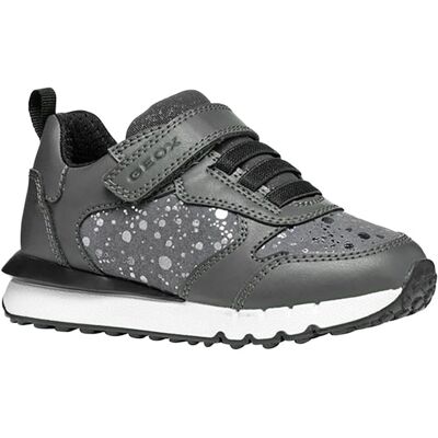 GEOX Meisjes Fastics Donkergrijze Sneakers - Schoenen GEOX Meisjes Fastics Donkergrijze Sneakers - Schoenen