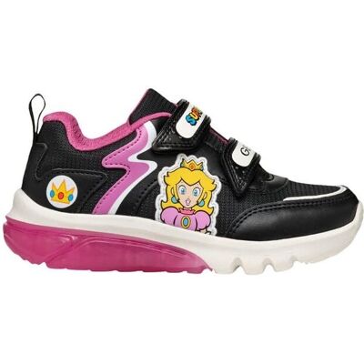 GEOX Ciberdron Junior Black/Fuchsia Shoes - Sporty Active Style GEOX Ciberdron Junior Black/Fuchsia Shoes - Sporty Active Style