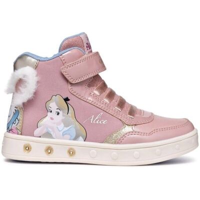 GEOX Skylin Junior Różowy / Platynowy - Buty GEOX Skylin Junior Różowy / Platynowy - Buty