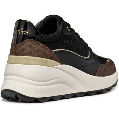 Geox Spherica Ec14 - Baskets pour femmes - Noir - Confort Urbain - Publicité Geox Spherica Ec14 - Baskets pour femmes - Noir - Confort Urbain - Publicité
