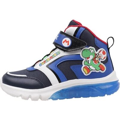 Geox Ciberdron Nintendo Jungen Turnschuhe - Sportlich, Atmungsaktiv, Lichter Geox Ciberdron Nintendo Jungen Turnschuhe - Sportlich, Atmungsaktiv, Lichter
