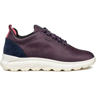 Geox Spherica 4x4 B Abx - Baskets violettes pour femmes - Publicité Geox Spherica 4x4 B Abx - Baskets violettes pour femmes - Publicité