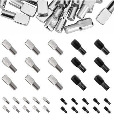 Support d'étagère en zinc Evotrade - 3/5mm - Argent/Noir - Accessoire Mobilier - Publicité Support d'étagère en zinc Evotrade - 3/5mm - Argent/Noir - Accessoire Mobilier - Publicité