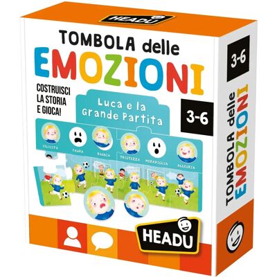 Headu Tombola delle Emozioni - Educatief Spel voor Kinderen 3-6 Headu Tombola delle Emozioni - Educatief Spel voor Kinderen 3-6