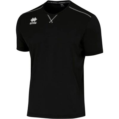 Errea Everton sportshirt - Zwart - Korte mouw heren top Errea Everton sportshirt - Zwart - Korte mouw heren top