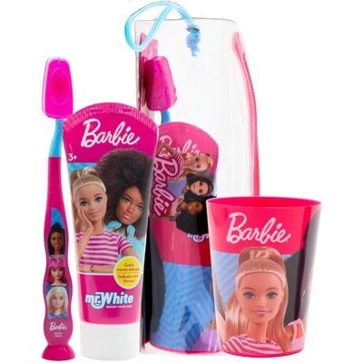 Σετ στοματικής υγιεινής Barbie Mr.White για παιδιά - Βούρτσα, Οδοντόπαστα, Αποθηκευτικός χώρος Σετ στοματικής υγιεινής Barbie Mr.White για παιδιά - Βούρτσα, Οδοντόπαστα, Αποθηκευτικός χώρος