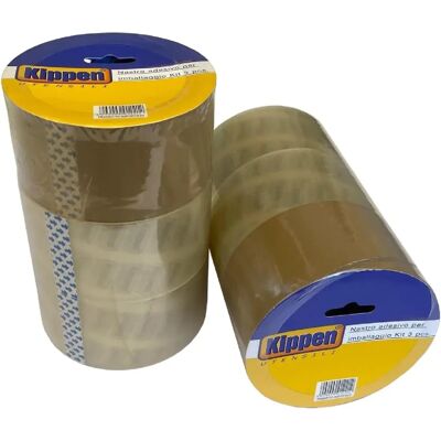 KIPPEN 9004KS - Ultra Sterke Verpakkingsband - 6 Rollen KIPPEN 9004KS - Ultra Sterke Verpakkingsband - 6 Rollen