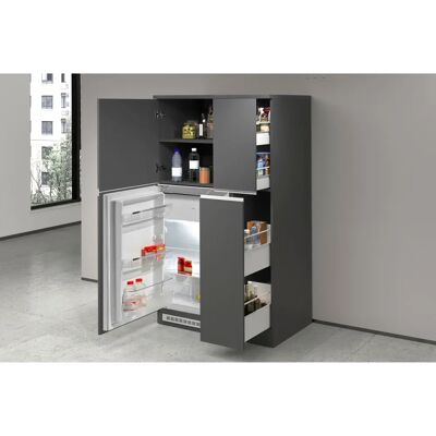 Kochstation KS-Sole - Komplettküche in Anthrazit & Schiefer - Küche Kochstation KS-Sole - Komplettküche in Anthrazit & Schiefer - Küche