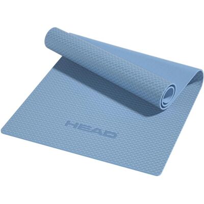 Head Yoga Matte Blå - Miljøvennlig Antiskli TPE 15x15x81cm Head Yoga Matte Blå - Miljøvennlig Antiskli TPE 15x15x81cm