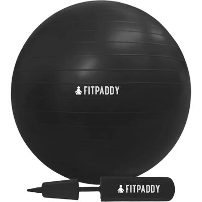 Fitpaddy Piłka gimnastyczna 65 cm - Czarna Fitpaddy Piłka gimnastyczna 65 cm - Czarna