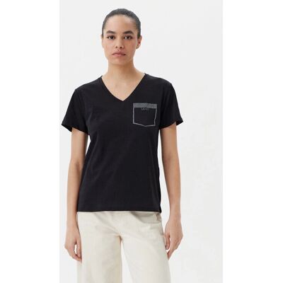 Liu Jo T-Shirt Small Schwarz - T-Shirt Liu Jo T-Shirt Small Schwarz - T-Shirt