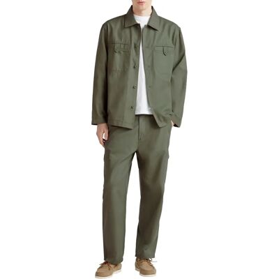 Chemise en Mélange de Lin Benetton - Chemise Décontractée Chemise en Mélange de Lin Benetton - Chemise Décontractée
