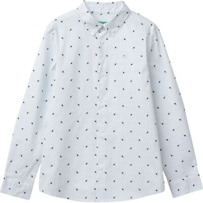 Benetton Slim Fit Lange Mouwen Shirt - Kids Benetton Slim Fit Lange Mouwen Shirt - Kids