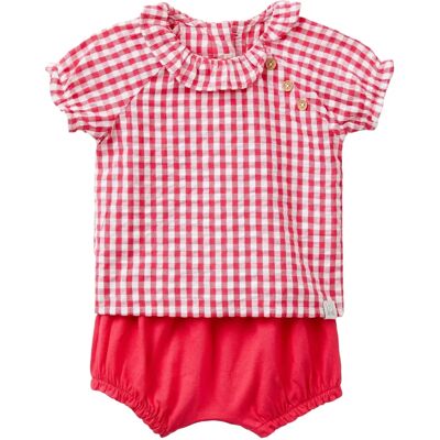Ensemble Benetton Enfants Fuchsia T-shirt et Short Ensemble Benetton Enfants Fuchsia T-shirt et Short