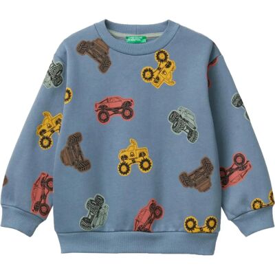 Sweat Benetton Imprimé Tracteurs - Enfants Sweat Benetton Imprimé Tracteurs - Enfants