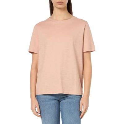 Benetton XS Rose T-shirt en Coton Léger - Femmes Benetton XS Rose T-shirt en Coton Léger - Femmes