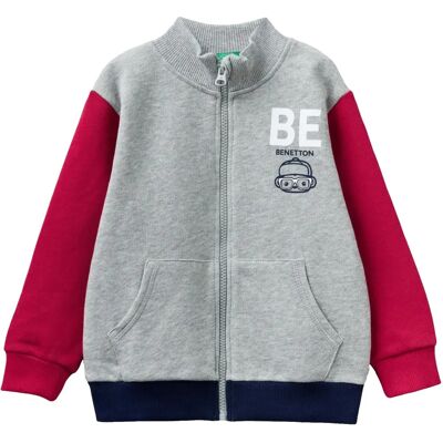 Benetton Modèle Sweatshirt en Coton Biologique - Enfants Benetton Modèle Sweatshirt en Coton Biologique - Enfants