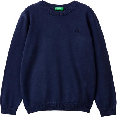 Pull Benetton - Bleu foncé - Enfants Pull Benetton - Bleu foncé - Enfants