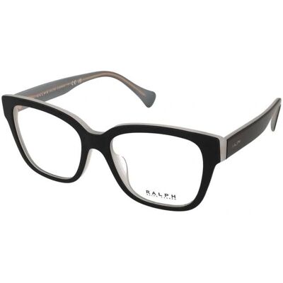 Ralph Lauren RA7162U 6066 Schwarzer transparenter quadratischer Brillenrahmen Ralph Lauren RA7162U 6066 Schwarzer transparenter quadratischer Brillenrahmen