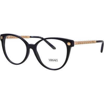 Versace Modell 0Ve3353 Schwarze Optische Brille - Brille Versace Modell 0Ve3353 Schwarze Optische Brille - Brille