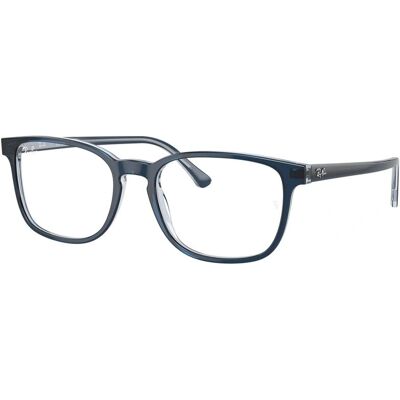 Ray-Ban RX5418 Unisex Blaue Transparente Pillow Brillenrahmen - Brillen Ray-Ban RX5418 Unisex Blaue Transparente Pillow Brillenrahmen - Brillen