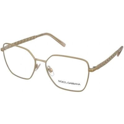 Dolce & Gabbana DG1351 1365 Arany Négyszögletes Szemüveg - Szemüveg Dolce & Gabbana DG1351 1365 Arany Négyszögletes Szemüveg - Szemüveg