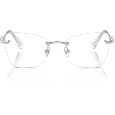 Ochelari Swarovski SK1014 - Formă de fluture argintie - Femei Ochelari Swarovski SK1014 - Formă de fluture argintie - Femei