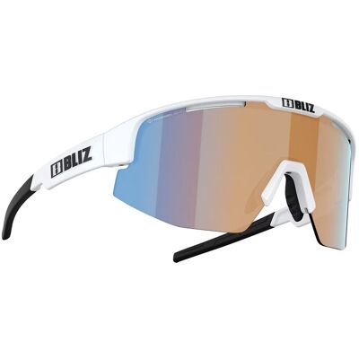 Bliz Eyewear Matrix - mattweiß/koralle/orange Spiegel blau Bliz Eyewear Matrix - mattweiß/koralle/orange Spiegel blau
