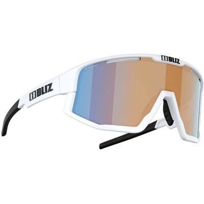 Bliz Eyewear Fusion (0ZB7005) - matt hvit/korall/oransje speil blå Bliz Eyewear Fusion (0ZB7005) - matt hvit/korall/oransje speil blå