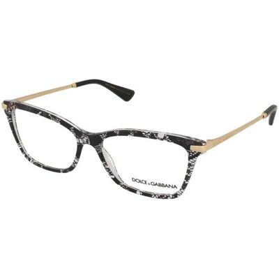 Dolce&Gabbana 3287 Quadratische Brille - Schwarz Dolce&Gabbana 3287 Quadratische Brille - Schwarz
