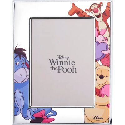 Valenti & Co. Personalisierbarer Winnie The Pooh Bilderrahmen 13x18 - Silber Valenti & Co. Personalisierbarer Winnie The Pooh Bilderrahmen 13x18 - Silber