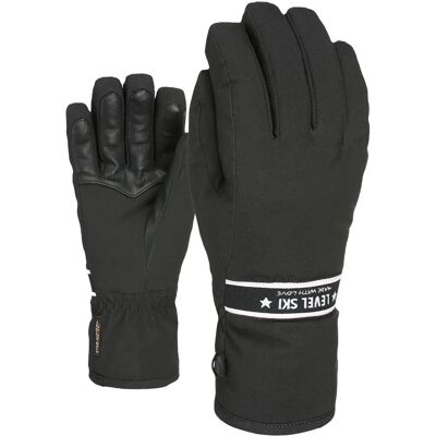 Level Gloves Guanti Neri M Impermeabili da Sci Level Gloves Guanti Neri M Impermeabili da Sci