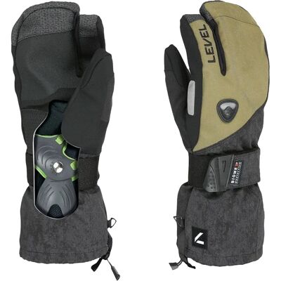 Gants Level Fly Trigger Olive 4XL - Gants de snowboard imperméables - Publicité Gants Level Fly Trigger Olive 4XL - Gants de snowboard imperméables - Publicité