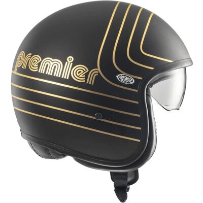 Casco Vintage Ex Gold Chromed BM - Casco Moto Retrò Casco Vintage Ex Gold Chromed BM - Casco Moto Retrò