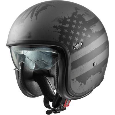 Casque Vintage Premier - Style Rétro - Léger - ECE 22-06 - Publicité Casque Vintage Premier - Style Rétro - Léger - ECE 22-06 - Publicité