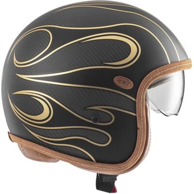 Casque Vintage Carbon Platinum Premier - Style Rétro, Léger - Publicité Casque Vintage Carbon Platinum Premier - Style Rétro, Léger - Publicité
